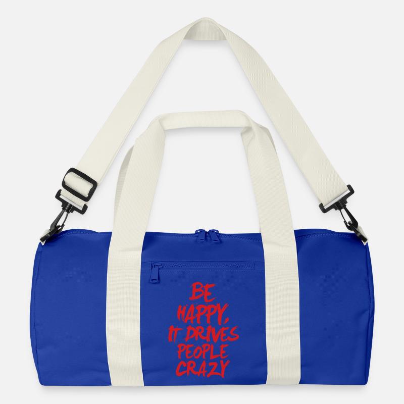 Sei glücklich Recycelte Duffel Bag