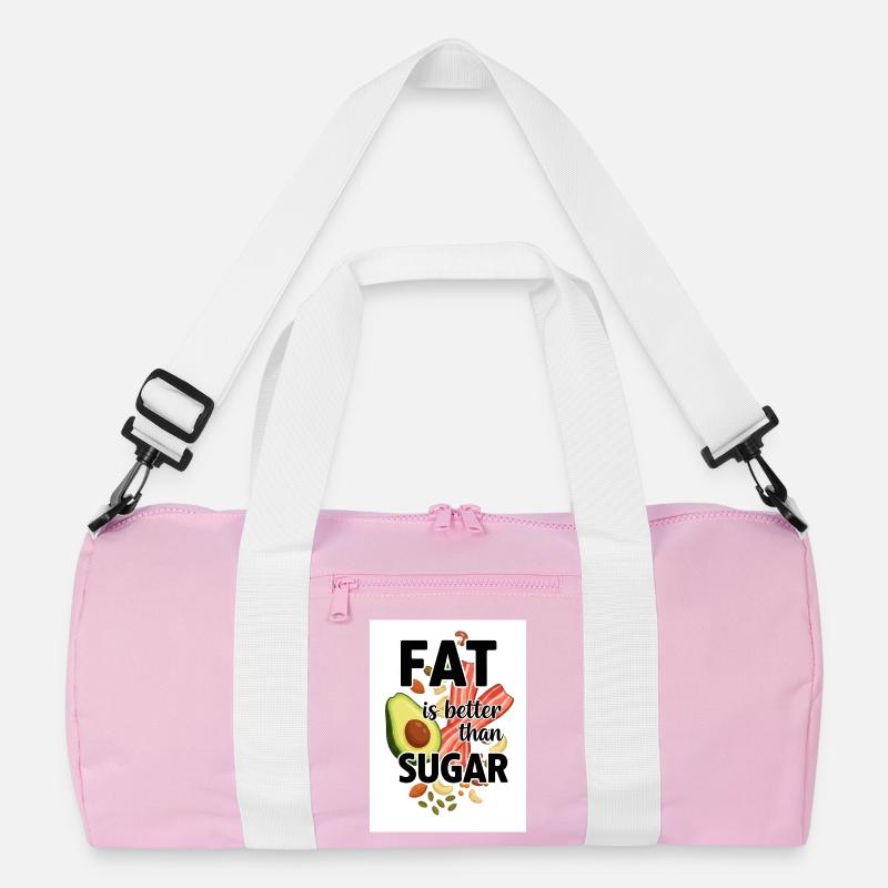 Gesunde Alternative mit Avocado und Fleisch, Keto Recycelte Duffel Bag