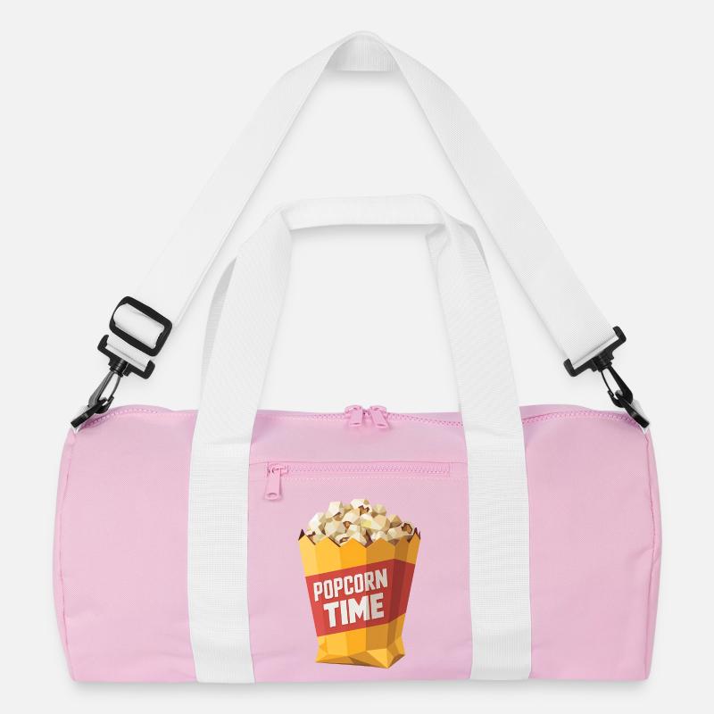 Popcorn-Tüte - Cooles Low Poly Logo Recycelte Duffel Bag