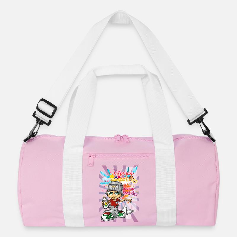 Graffiti boy background Recycelte Duffel Bag