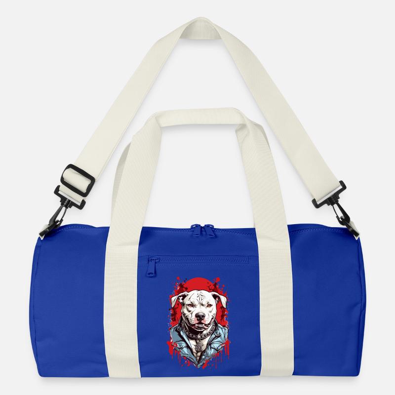 Hunderasse Pitbulls Recycelte Duffel Bag