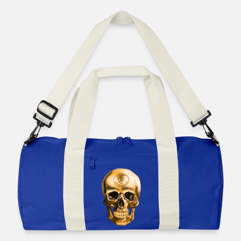 Schädel mit Adrenalin Emblem Recycelte Duffel Bag