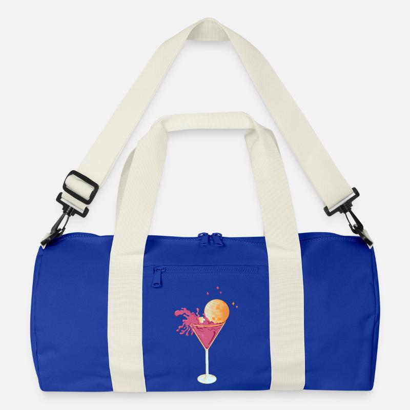 Disco Cocktail – Pinker Martini mit spritzender Di Recycelte Duffel Bag