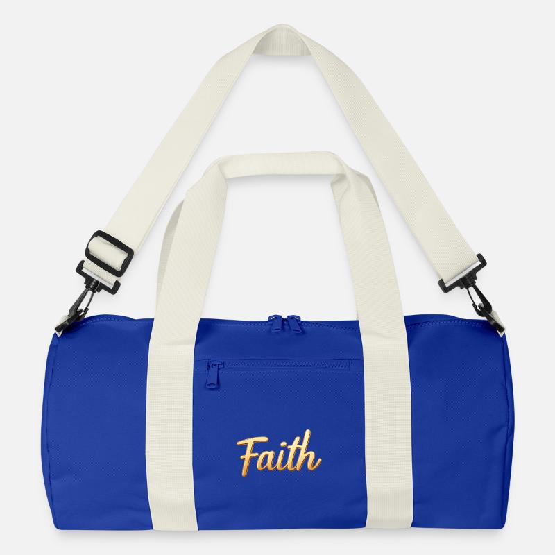 Glaube – Trage, was du glaubst. Recycelte Duffel Bag