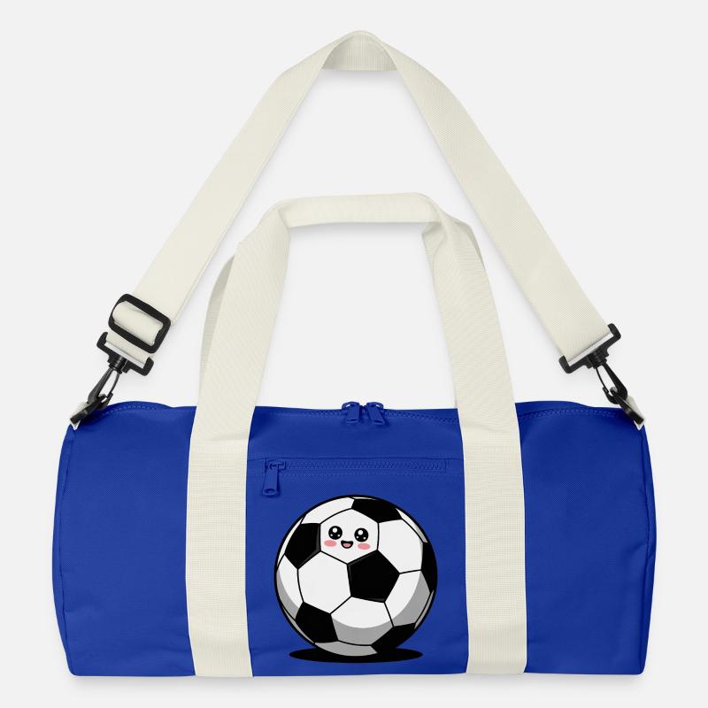 Fußball comic süß Recycelte Duffel Bag