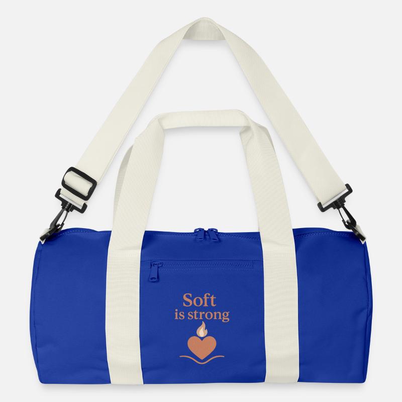 Soft ist stark Herzfeuer Recycelte Duffel Bag