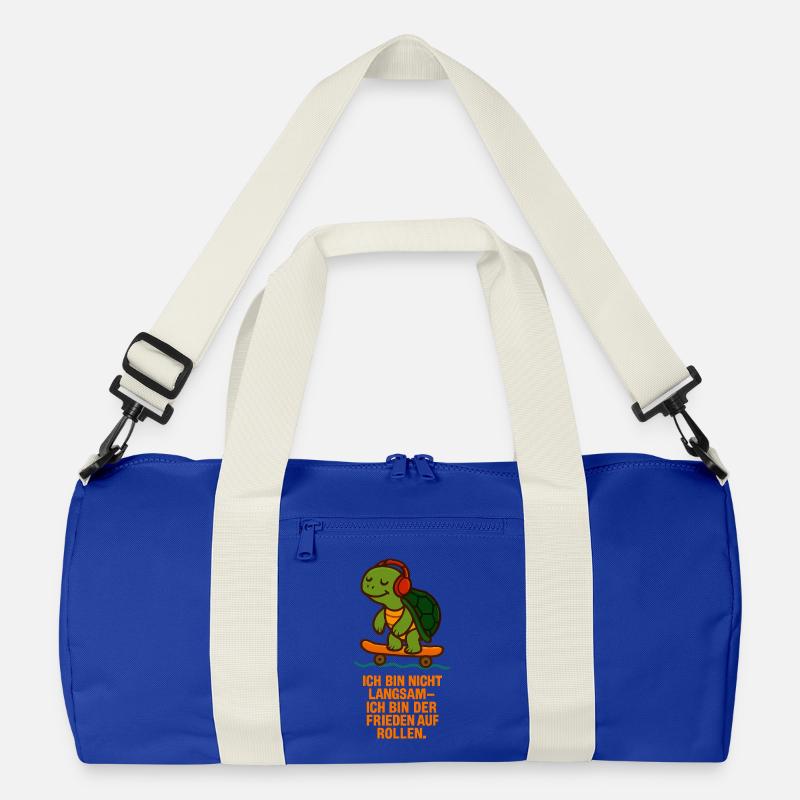 Ich_bin_nicht_Langsam_Ich_bin_der_Flow_auf_Roll Recycelte Duffel Bag