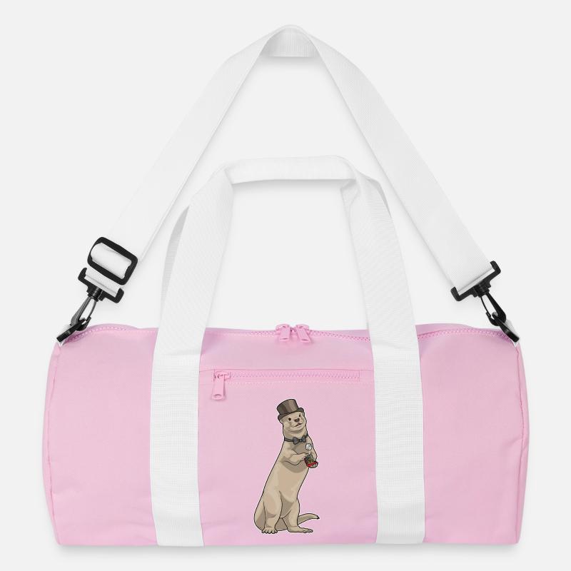 Otter Bräutigam Ehering Hochzeit Recycelte Duffel Bag