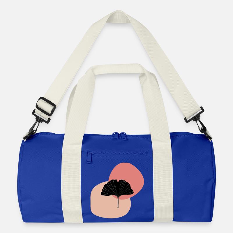 Gingko Blatt midcentury modern Recycelte Duffel Bag