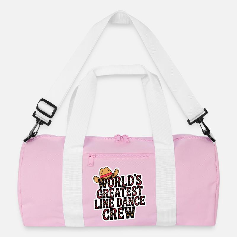 World's Largest Line Dance Crew Recycled Duffel Bag
