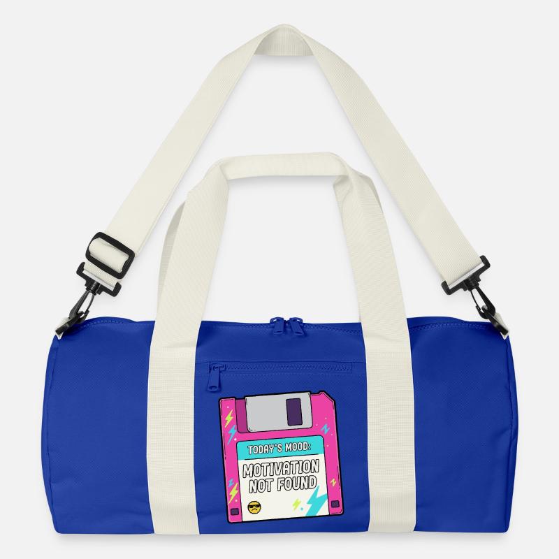 Auf der Diskette fehlt die Motivation Recycelte Duffel Bag