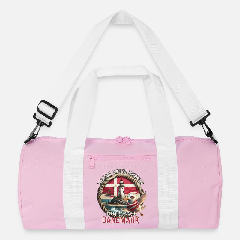 Dänemark - lasst mich durch - Möwe - Leuchtturm Recycelte Duffel Bag