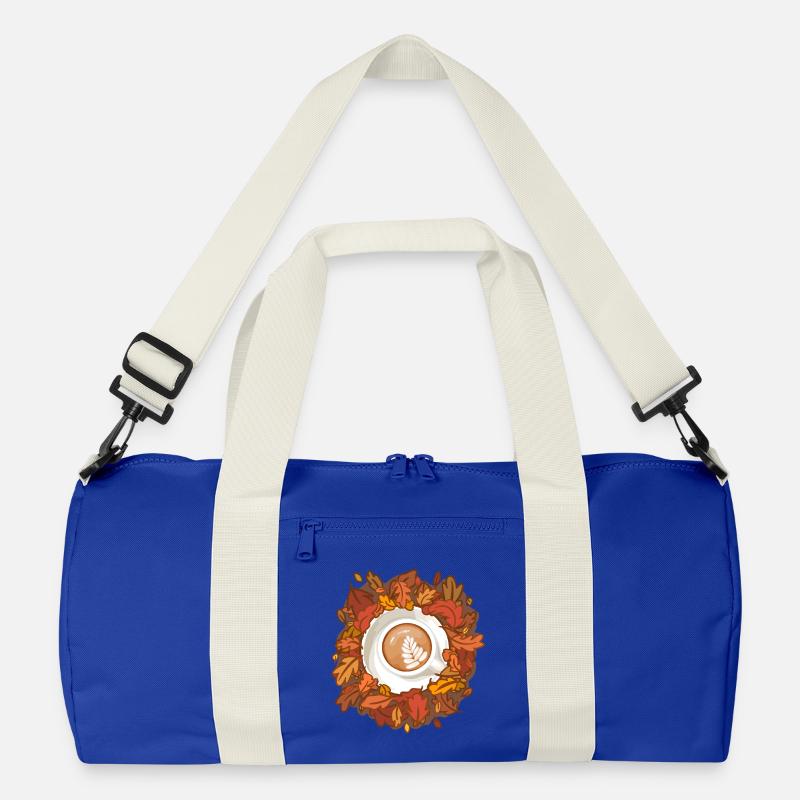 Leaves are Falling, Coffee is Calling Recycled Duffel Bag