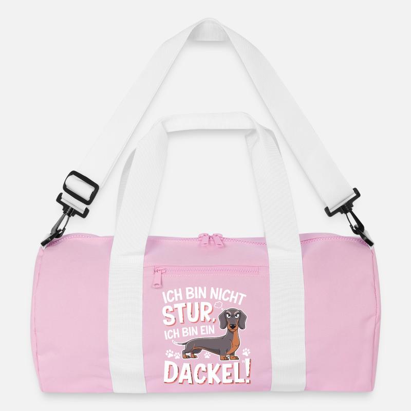  Ich Bin Nicht Stur Ich Bin Ein Dackel Lustiger Recycelte Duffel Bag