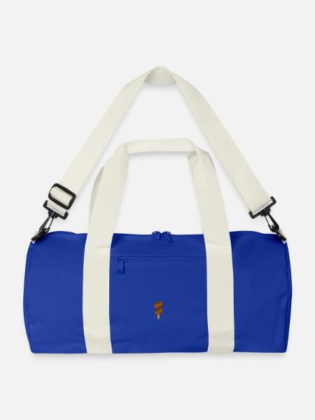 Icecream - Recycled Duffel Bag - bright royal/off white