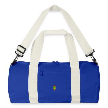 Popsicles - Recycled Duffel Bag - bright royal/off white - Front