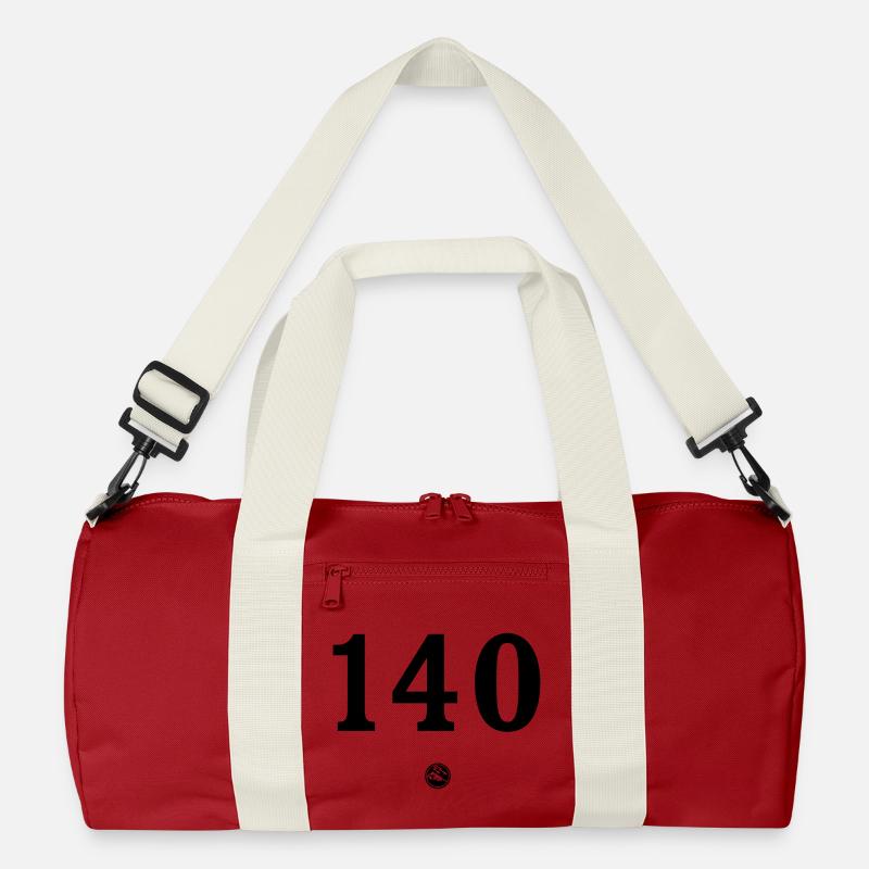 Nr. RG-1402 - Recycelte Duffel Bag - Klassisches Rot/Offwhite