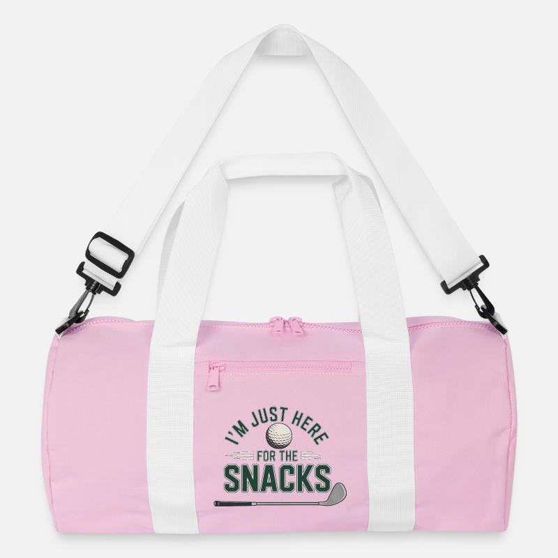 I'm here for snacks only Recycled Duffel Bag