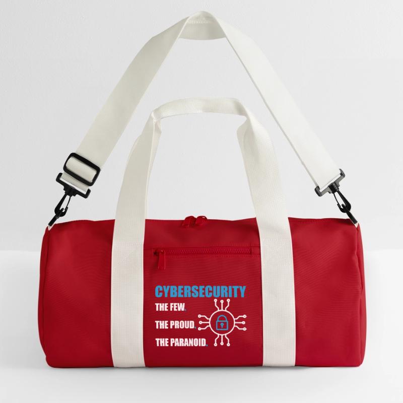 Funny Cybersecurity IT Support IT Security Network Recycled Duffel Bag