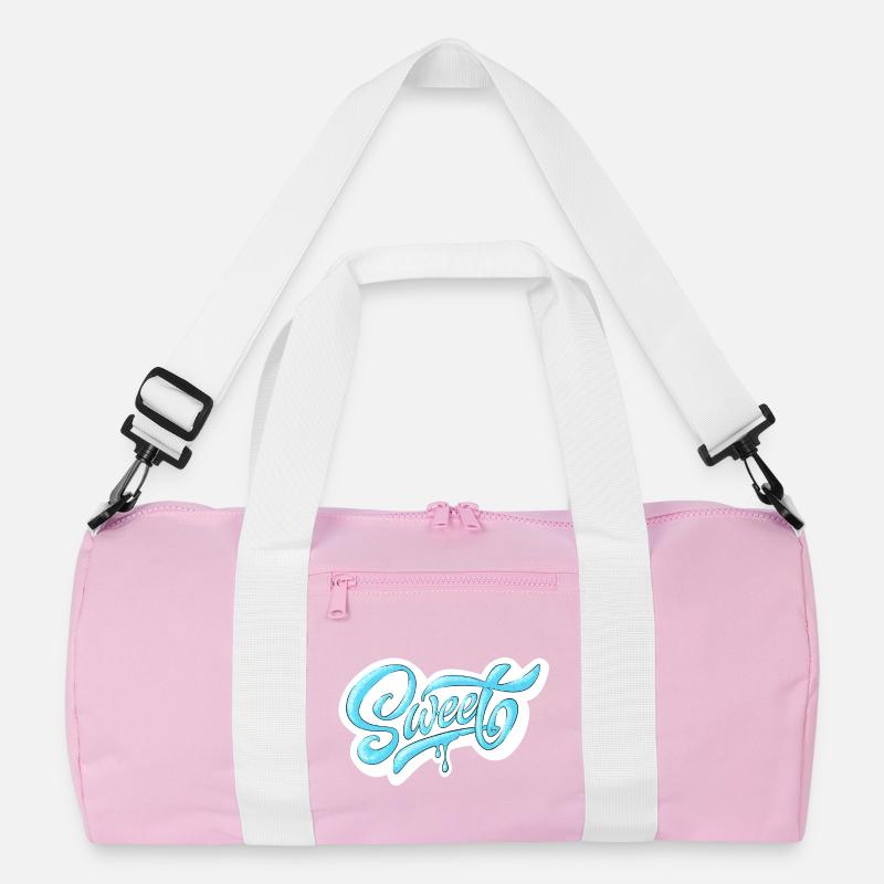 Cold Sweet Script Design Recycled Duffel Bag