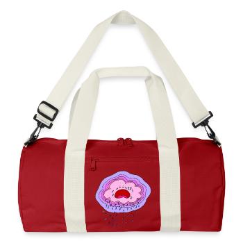 Collection Bébé Soleil d’Été 03 - Sac de sport recyclé - rouge classique/blanc cassé - Devant