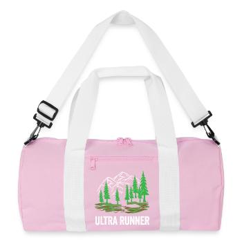 Ultra Runner - Recycled Duffel Bag - pink/white - Front