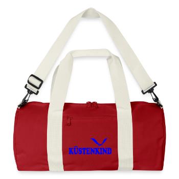 Coastal Child - Recycled Duffel Bag - classic red/off white - Front
