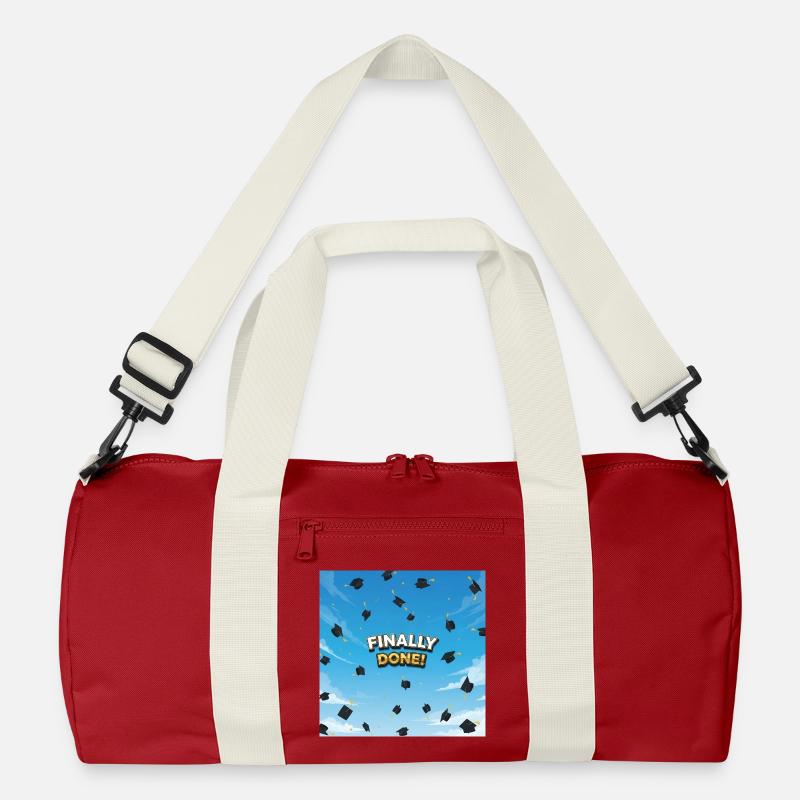 Endlich geschafft Abschlussjubel Recycelte Duffel Bag