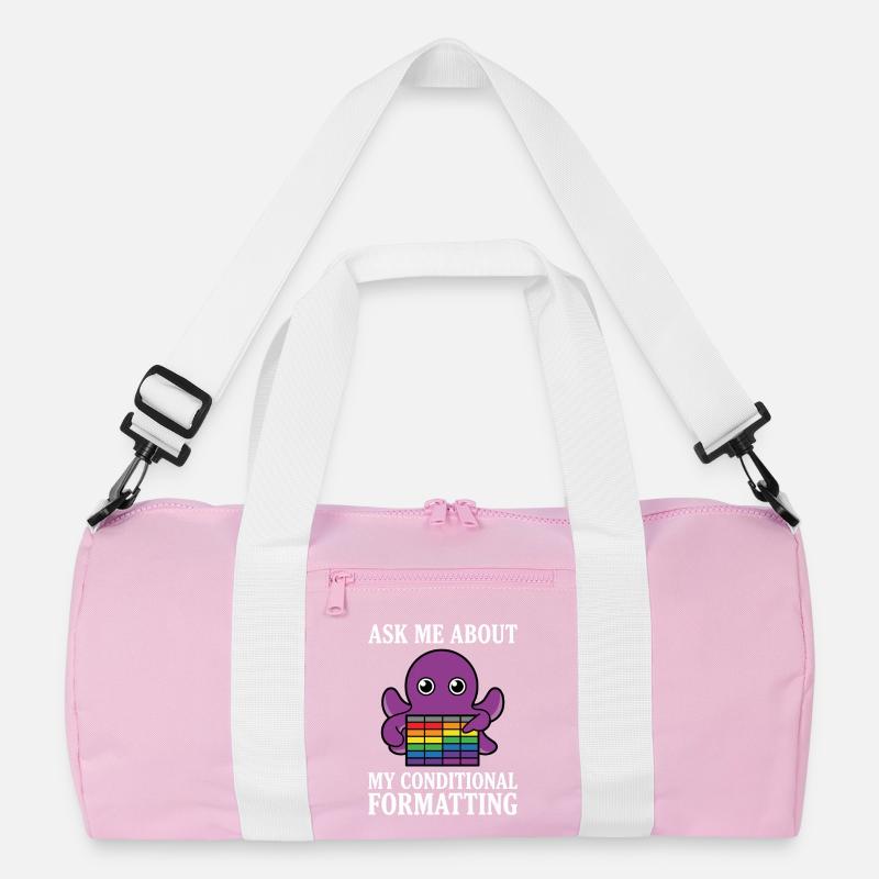 Ask Me About My Conditional Formatting Octopus Recycled Duffel Bag