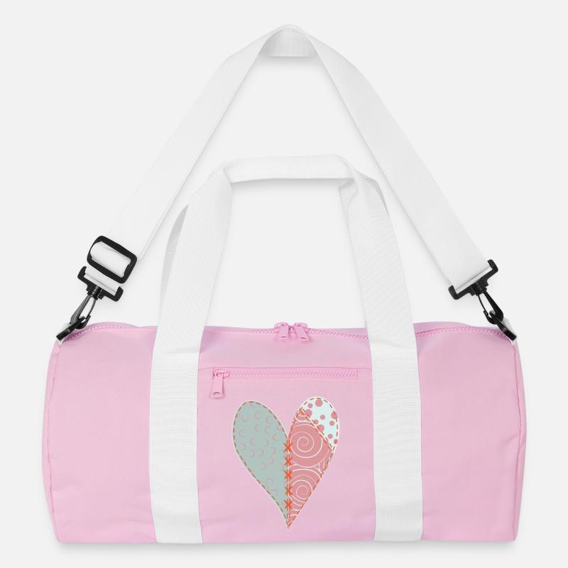 Patchwork Herz Nr. 3 Recycelte Duffel Bag