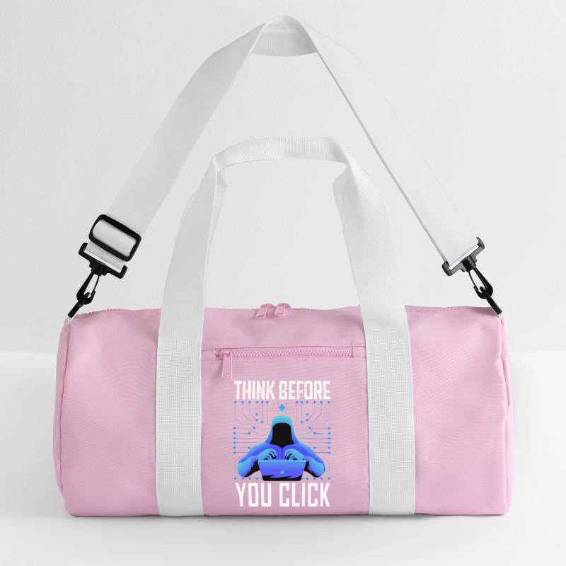 Hacker-Hacker-Hacker-Programmierer Linux Cybersicherheitsdaten Recycelte Duffel Bag