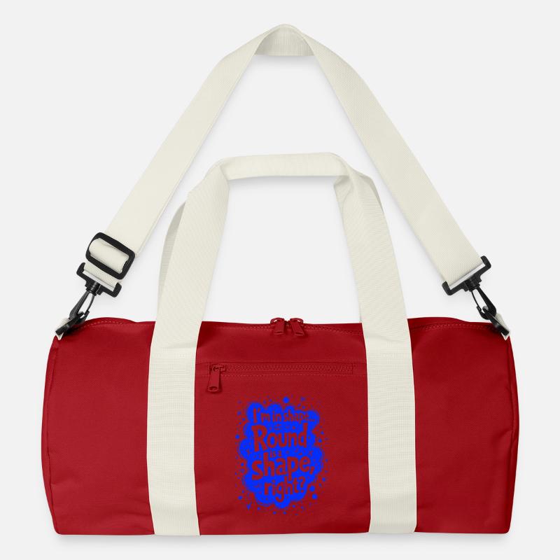 Ich bin in Form... Rund ist eine Form, oder? Recycelte Duffel Bag