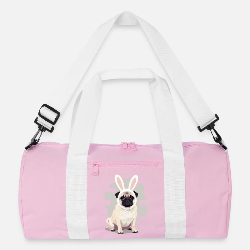 Mops Bunny Recycelte Duffel Bag