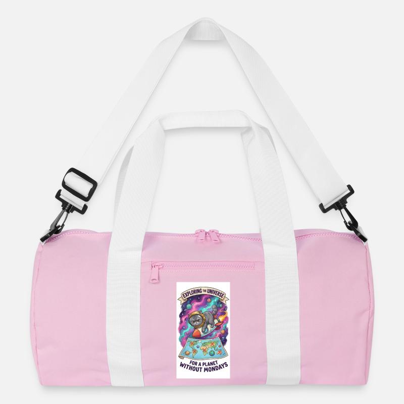 A stone's throw through the universe Recycled Duffel Bag