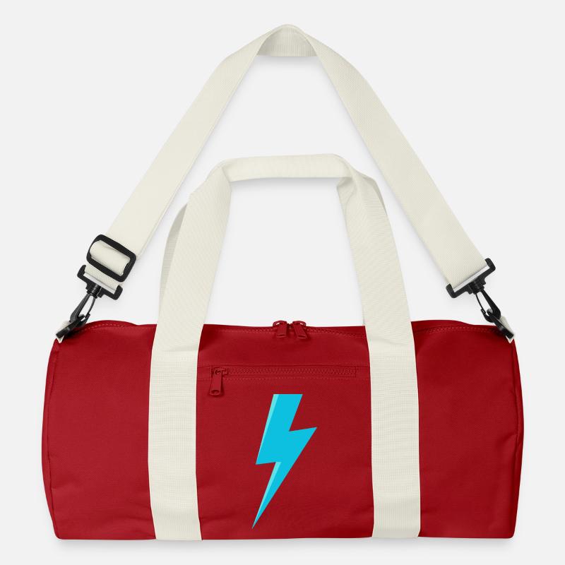 Blauer Blitz Recycelte Duffel Bag