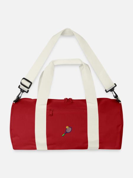 Raquette - Sac de sport recyclé - rouge classique/blanc cassé