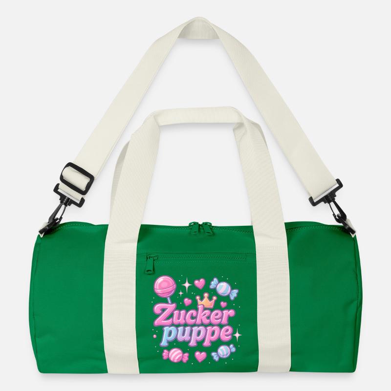 zuckerpuppe / y2k spitzname statement design Recycelte Duffel Bag