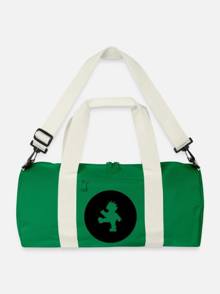 Sesamstraße Ernie Ampeldesign - Recycelte Duffle Bag - Kellygrün/Offwhite