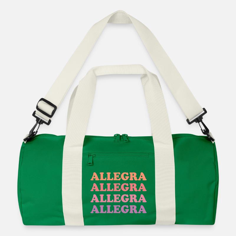 Allegra as a given name Recycled Duffel Bag