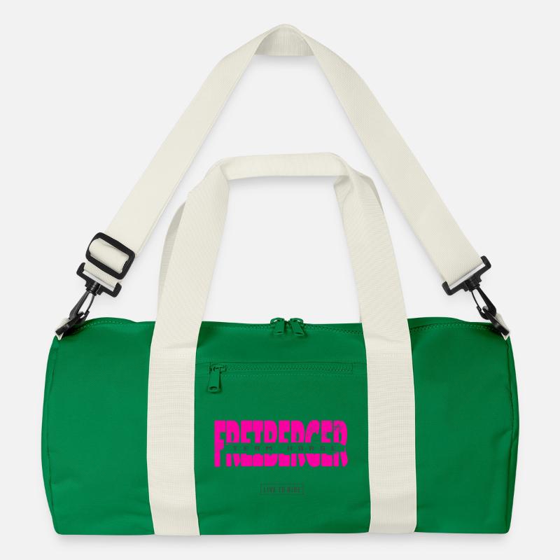 Freiberger Pferde Design - Recycelte Duffel Bag - Kellygrün/Offwhite