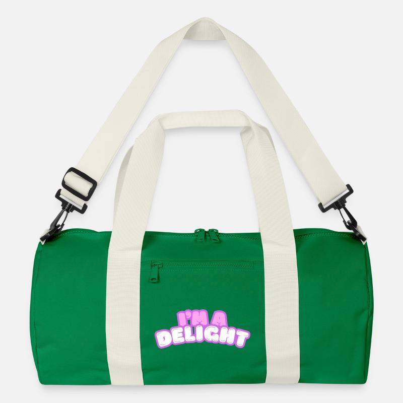 Im Delight Bubble Text Recycelte Duffel Bag
