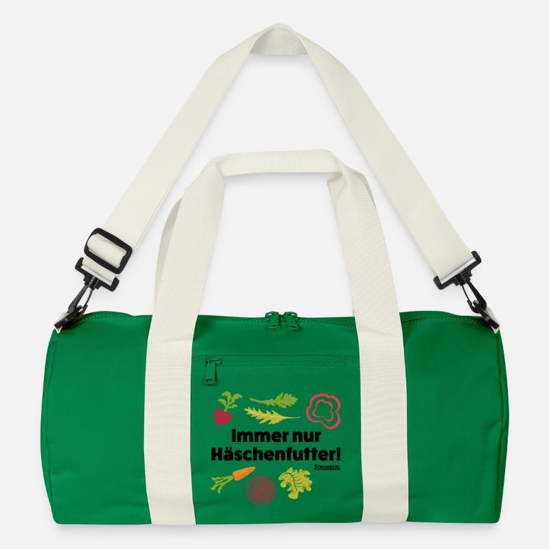 Stromberg Häschenfutter Spruch Und Gemüse Recycelte Duffel Bag