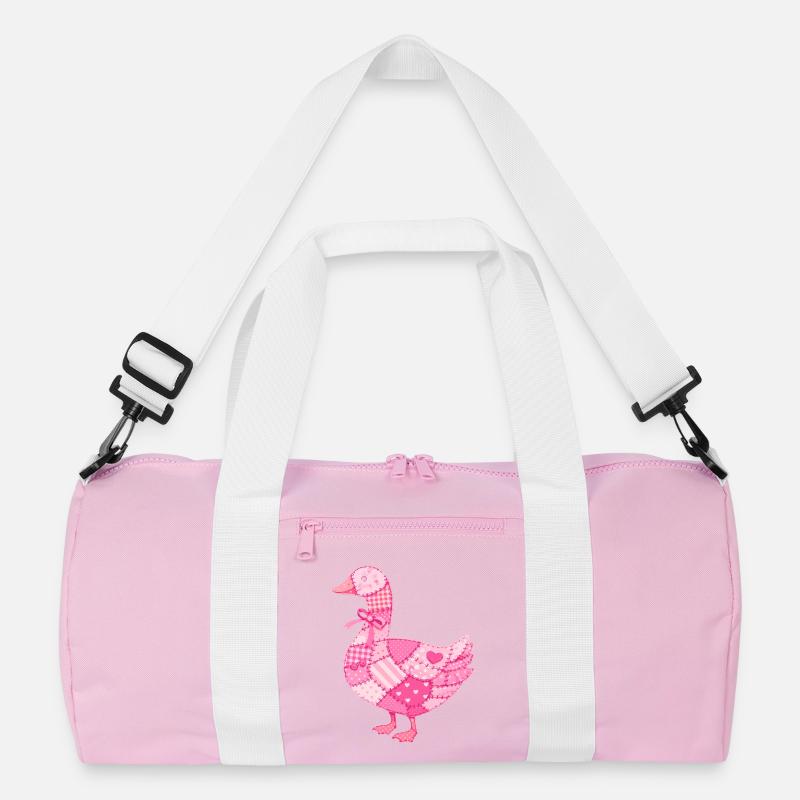 Patchwork Ente Rosa Recycelte Duffel Bag