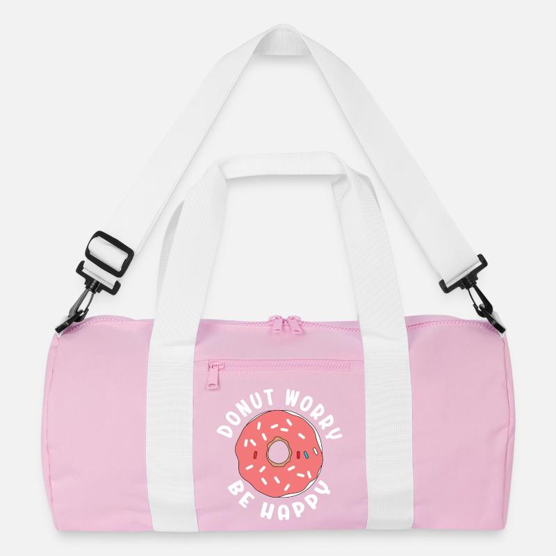 Donut Sorge Sei glücklich Recycelte Duffel Bag