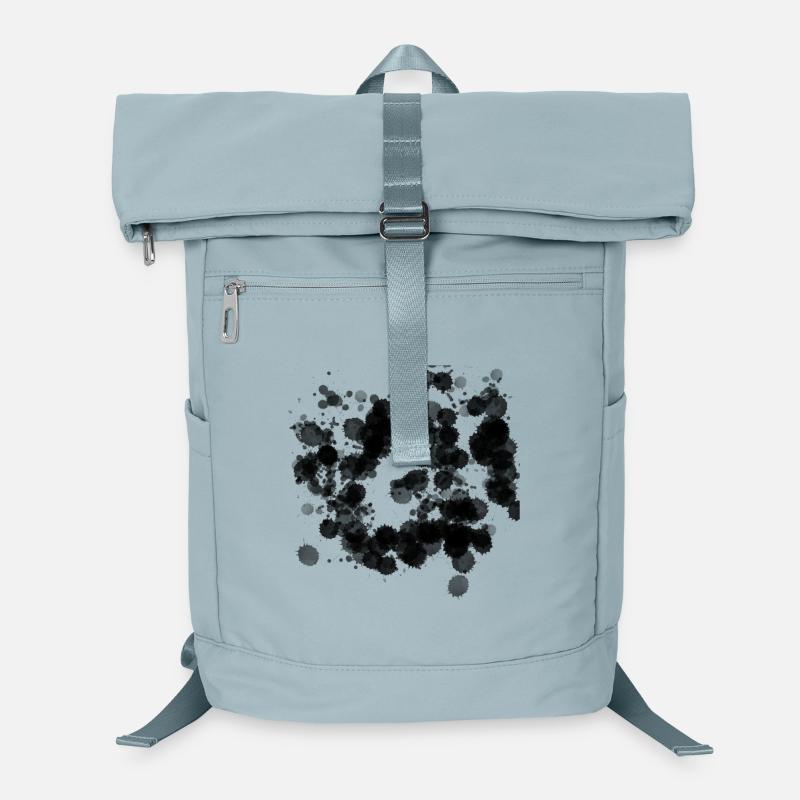 Taches de couleur abstraites – Noir et élégant Sac à dos ordinateur
