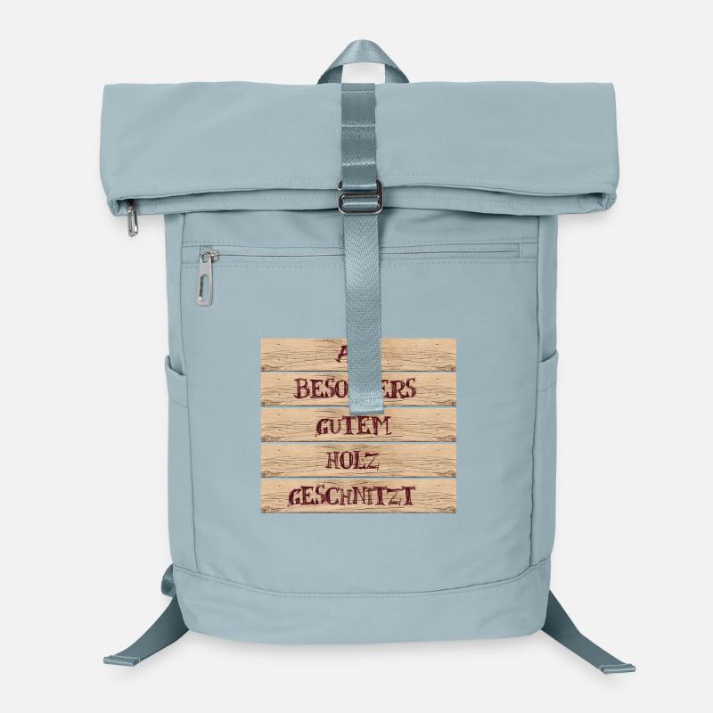 Dicton Design Sculpté dans un bois particulièrement bon Sac à dos ordinateur