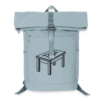 Tisch Tischler Esstisch Arbeitstisch Möbel - Laptop-Rucksack  - Eisblau - Vorne