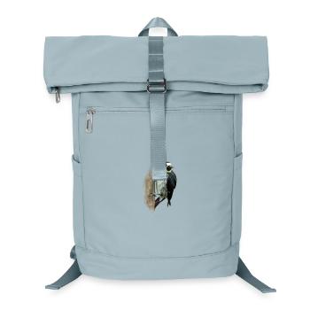 Colorful woodpecker shirt gift bird nature animal nectar - Laptop Backpack - ice blue - Front