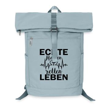 True heroes are lifesavers - Laptop Backpack - ice blue - Front