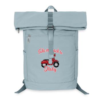 Italie - Sac à dos ordinateur - bleu glacier - Devant